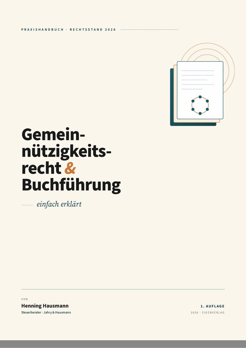 Cover des Buches Gemeinnützigkeitsrecht und Buchführung
